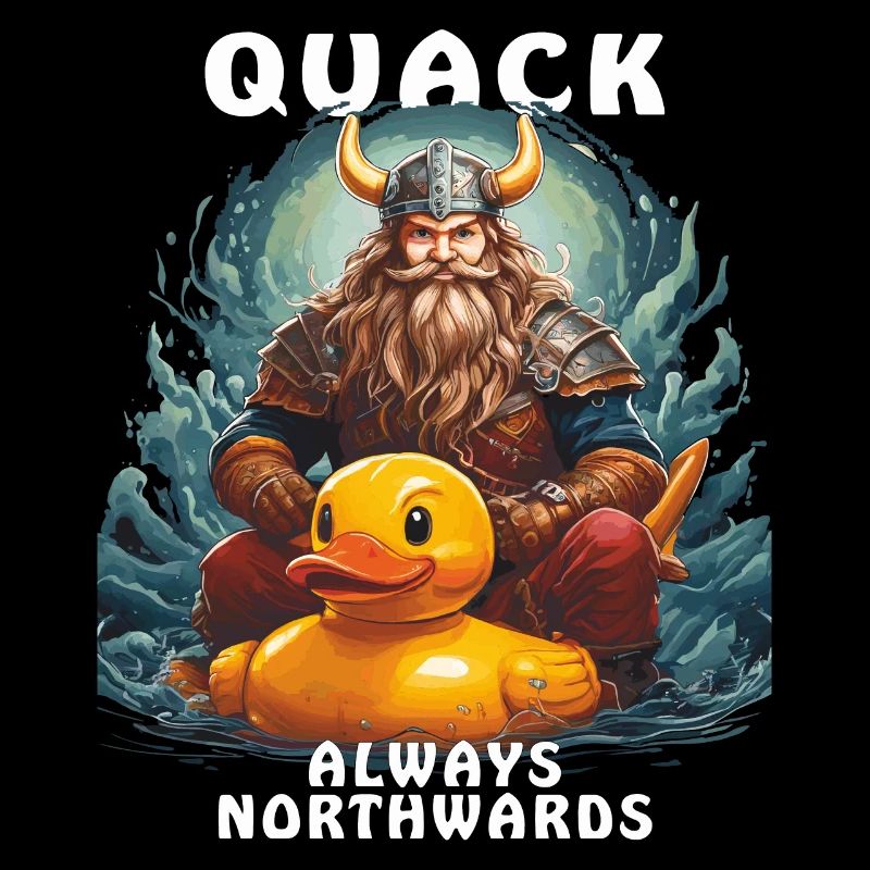 WIKINGER ENTE QUACK ALWAYS NORTHWARDS