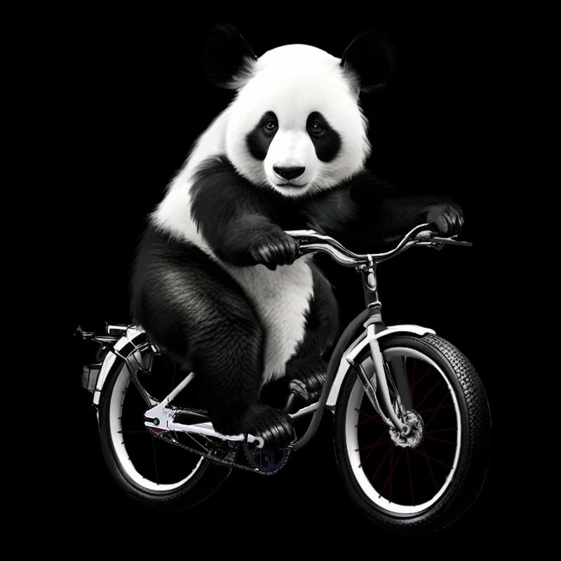 Panda à vélo