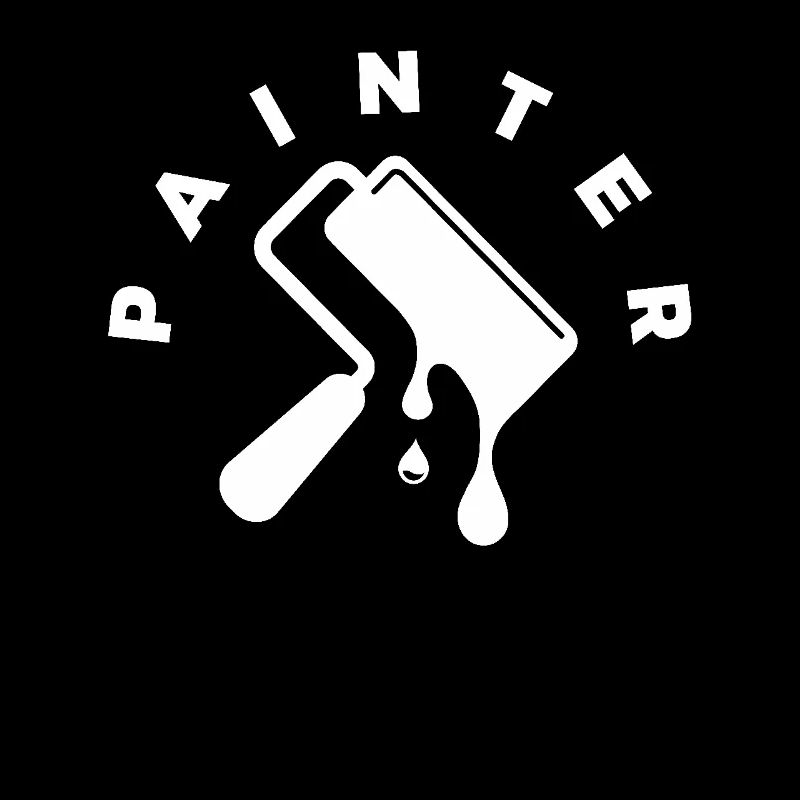 Colorful painter professional pride