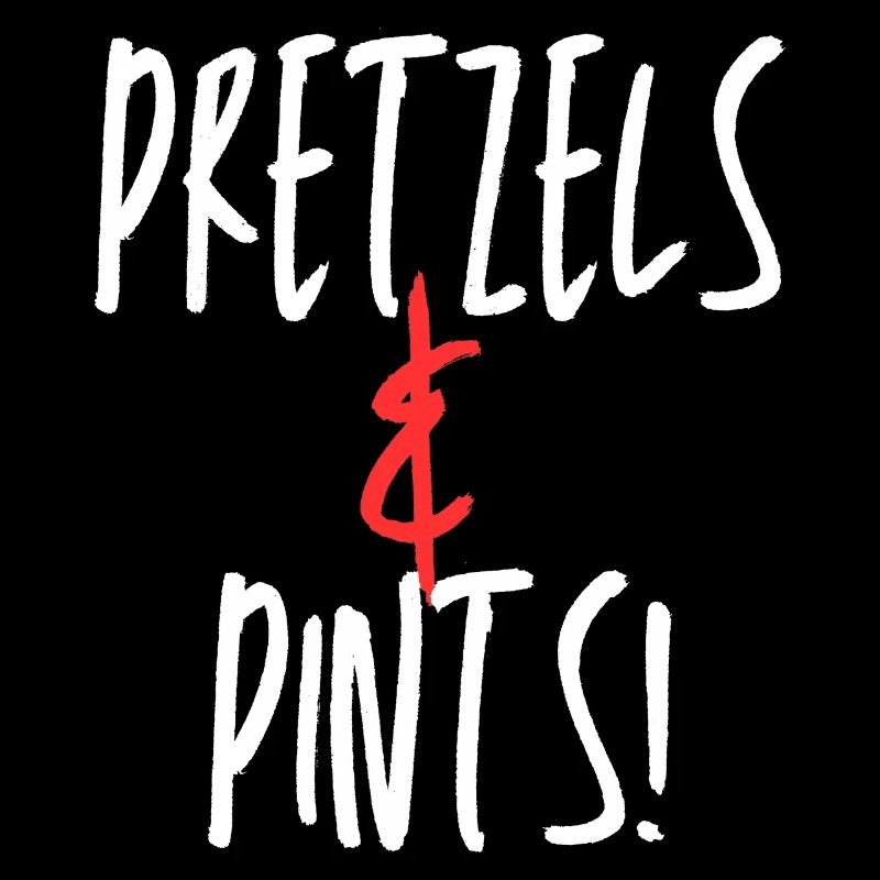 Pretzels & Pints Fun Design