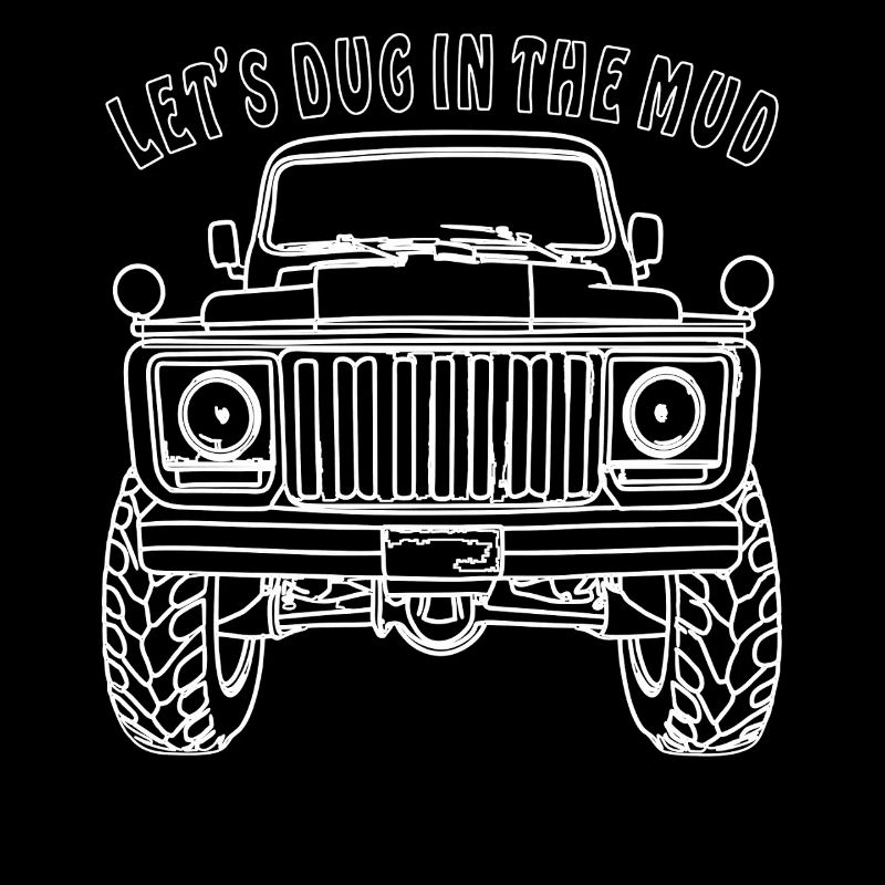 CAR OFF-ROAD LETS ́S DUG IN THE MUD
