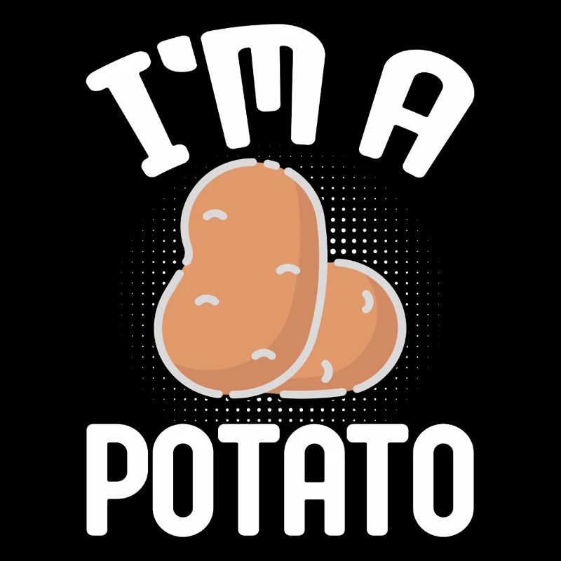 Funny potato costume potato