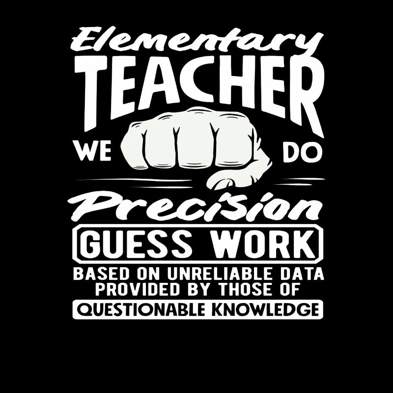 Enseignant à l’école primaire Précision Devinettes Travail Humour