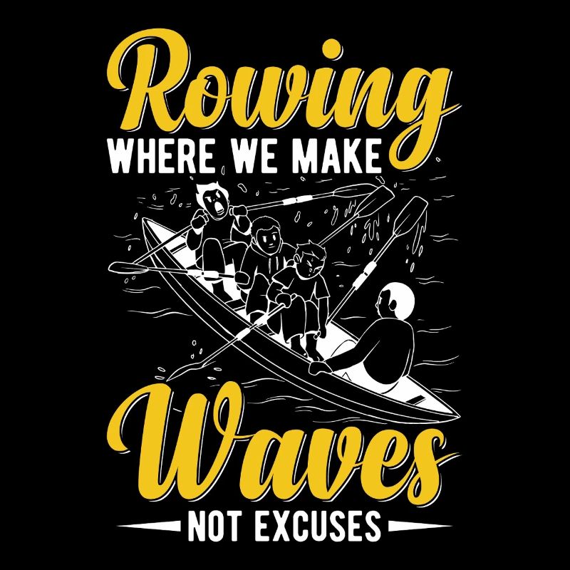 Rowing Team for Coxswain Lover Coastal Rowing