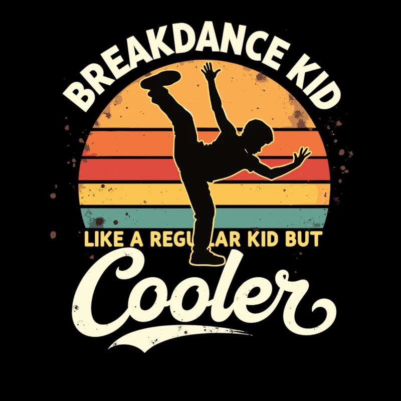 Breakdance Kid Breakdancer Retro Dance B-Boys