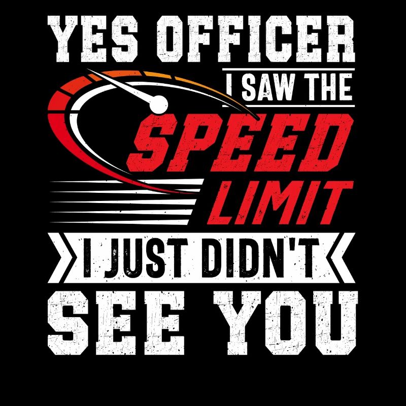 Witziges Speed Limit Autofahrer Design