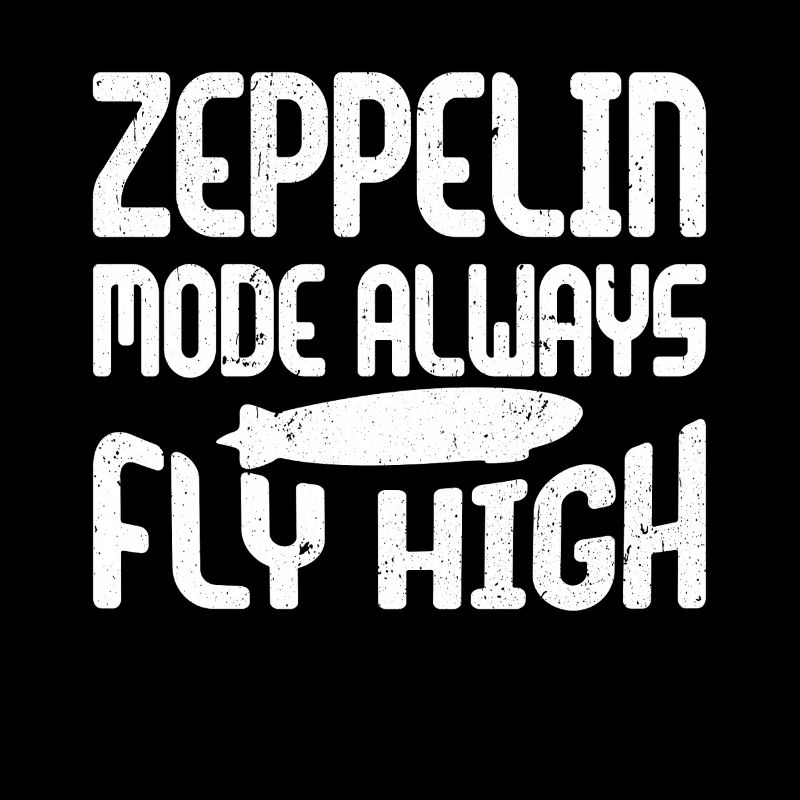 Dirigeable Zeppelin vintage 70 ans