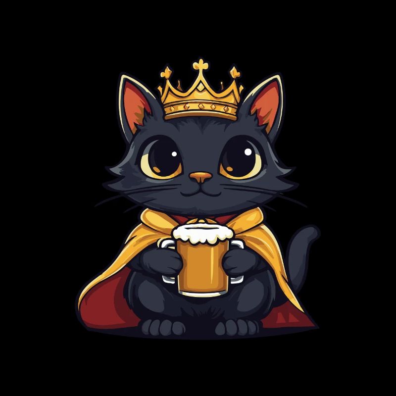 Cat Beer Funny