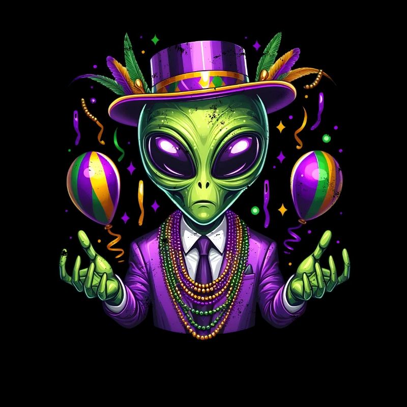 Mardi Gras Alien