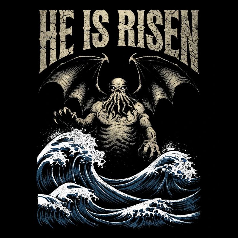 Cthulhu, He Is Risen, Vintage Cthulhu