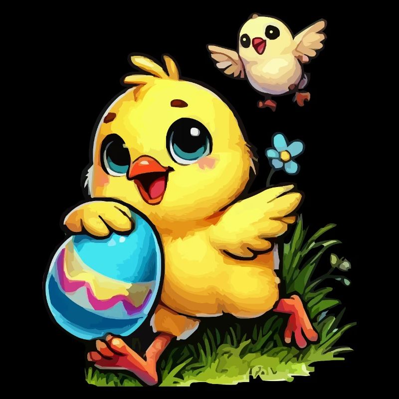 poussins Pâques
