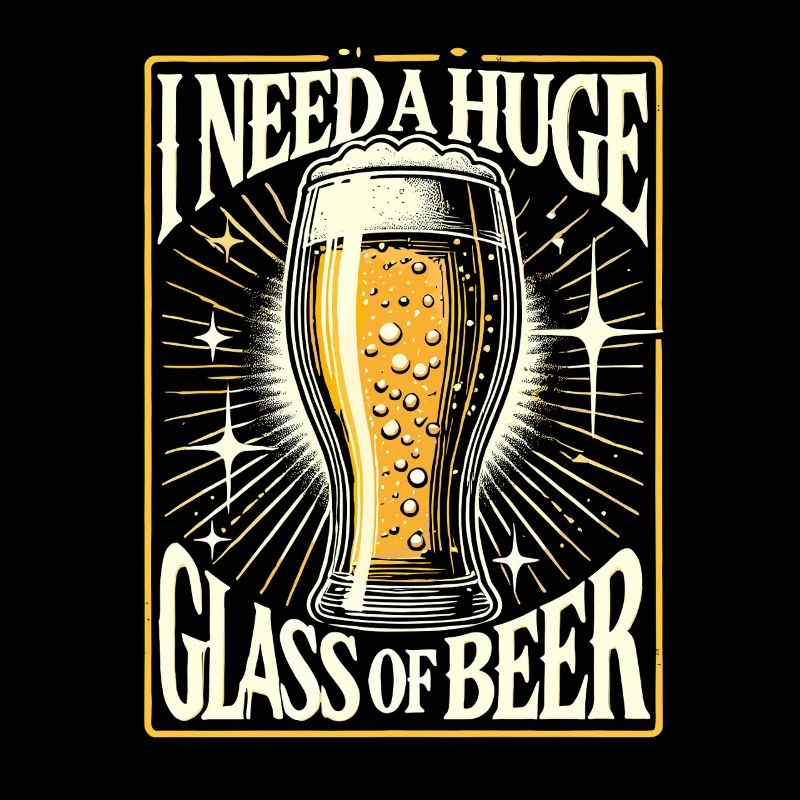 Ich brauche ein großes Glas Bier
