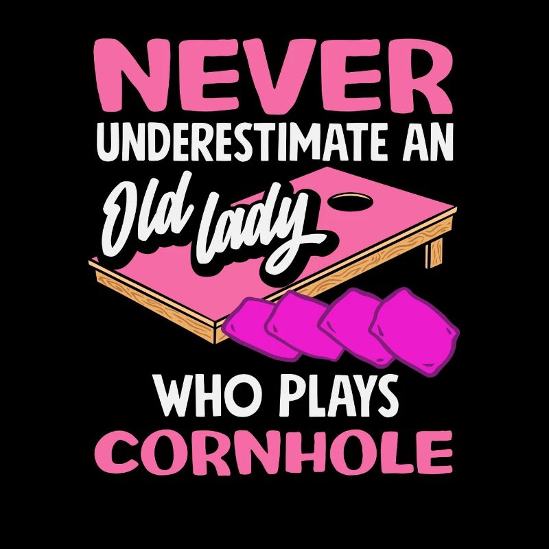 Cornhole Lover Old Lady