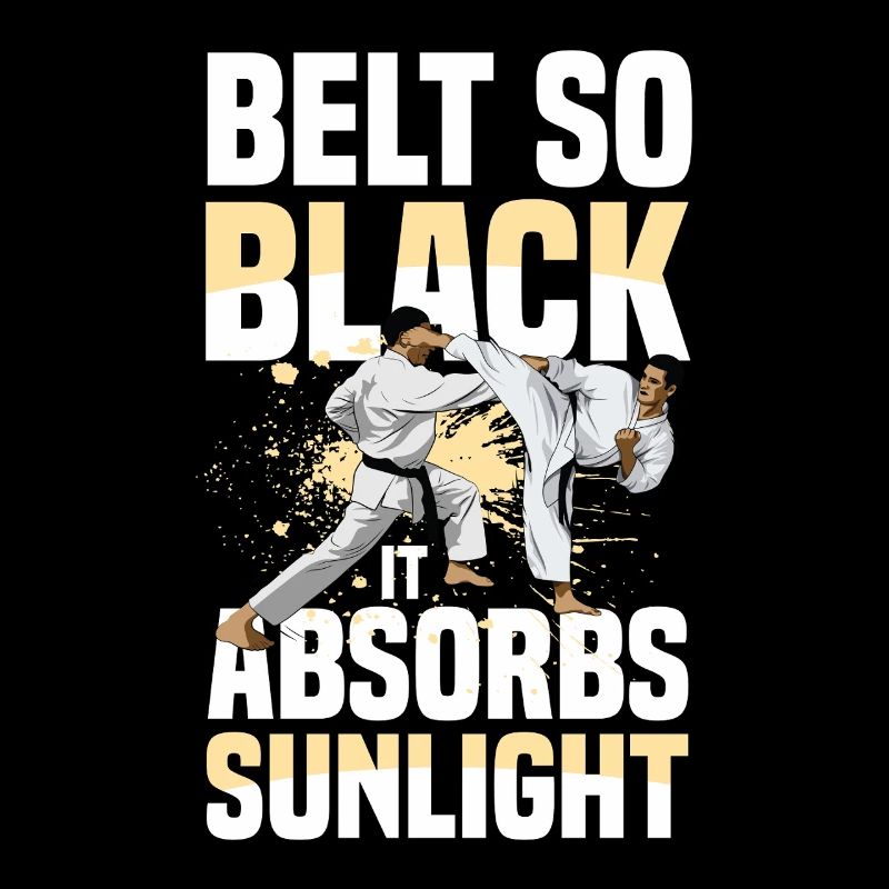 Belt So Black It Absorbs Sunlight