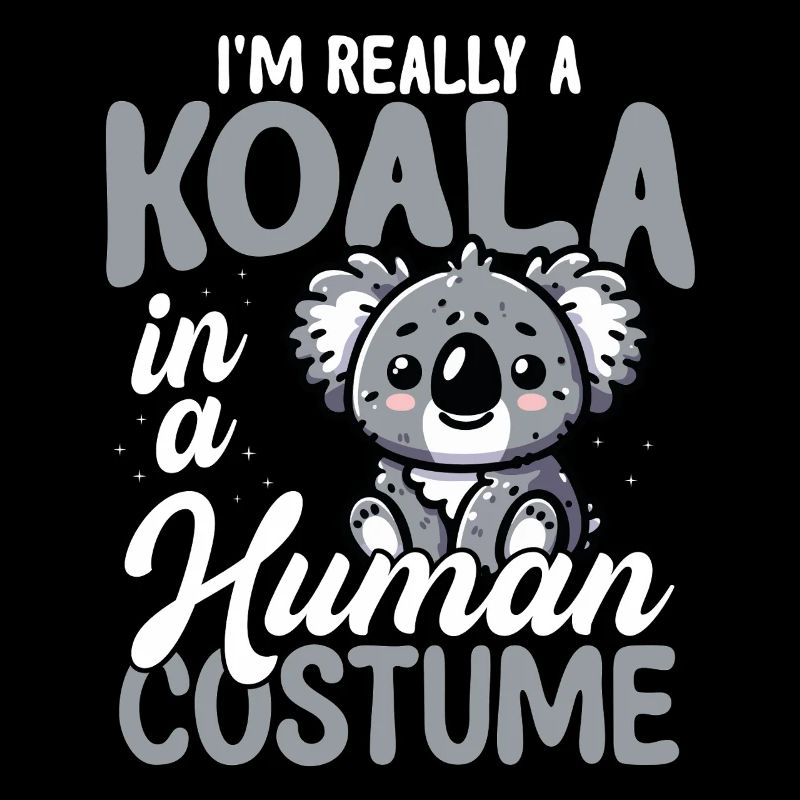 Koala In Human Costume Funny