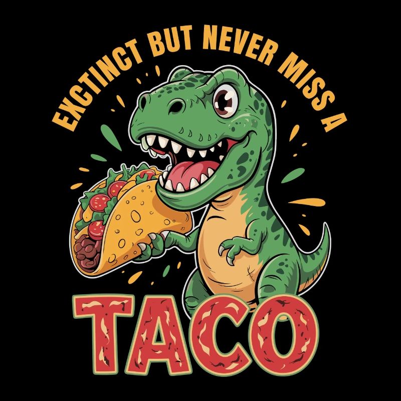 Dinosaurier lieben Tacos Cinco de Mayo design