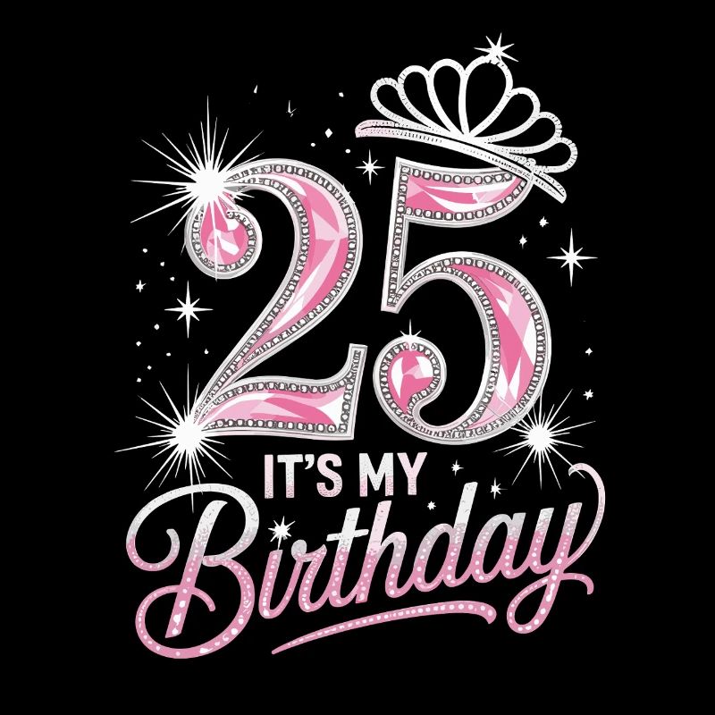 Couronne 25e anniversaire Glitter