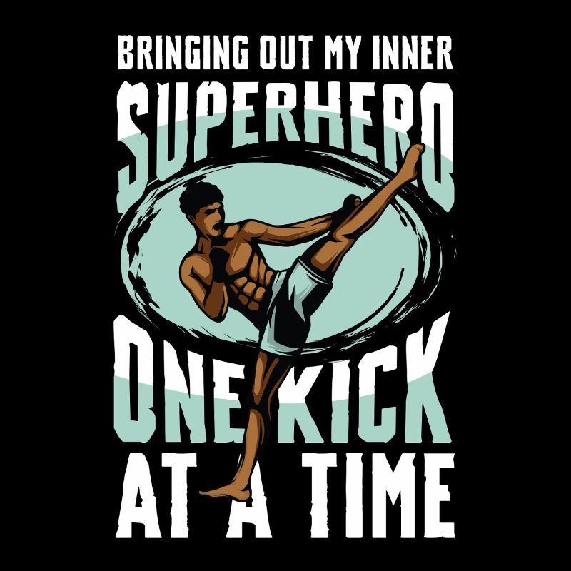 Super-héros Muay Thai : un pas vers le temps