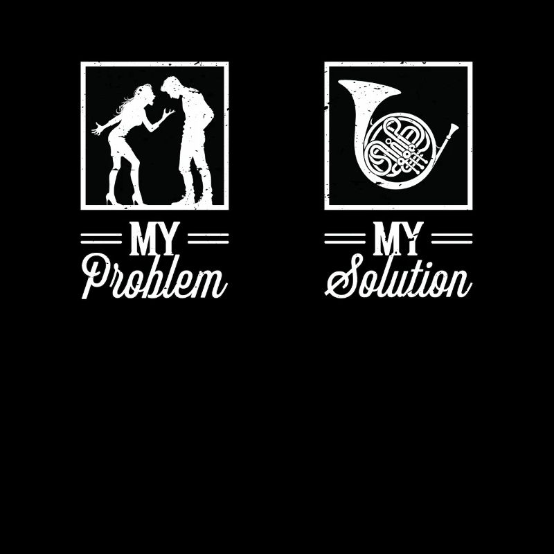 French Horn Player My Problem My Pictogram Mom Dad