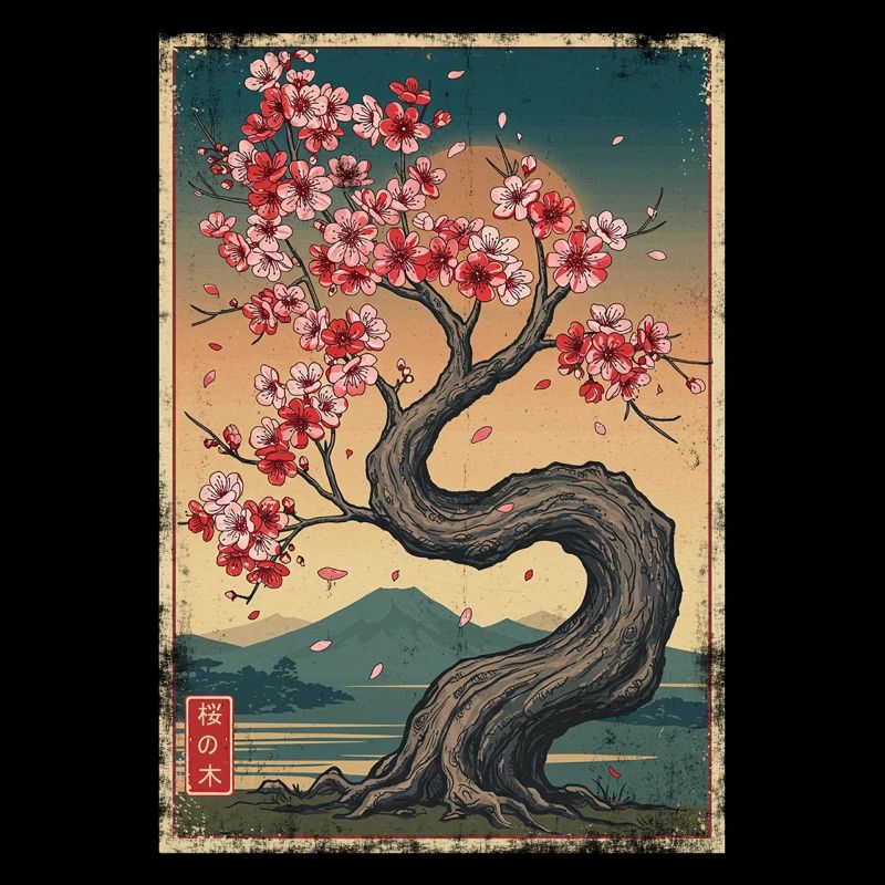 Kirschblütenbaum Japan Ästhetik