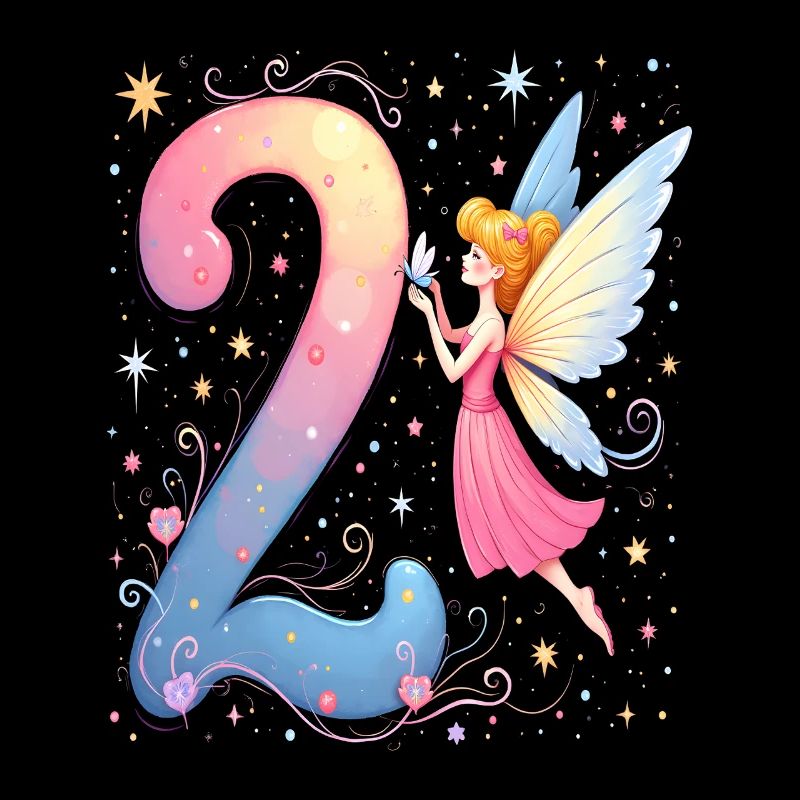 Douce Fée 2ème Anniversaire pour les filles