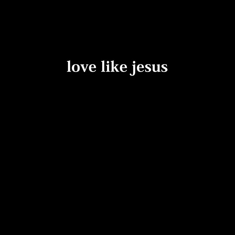 L’amour comme Jésus Design minimaliste