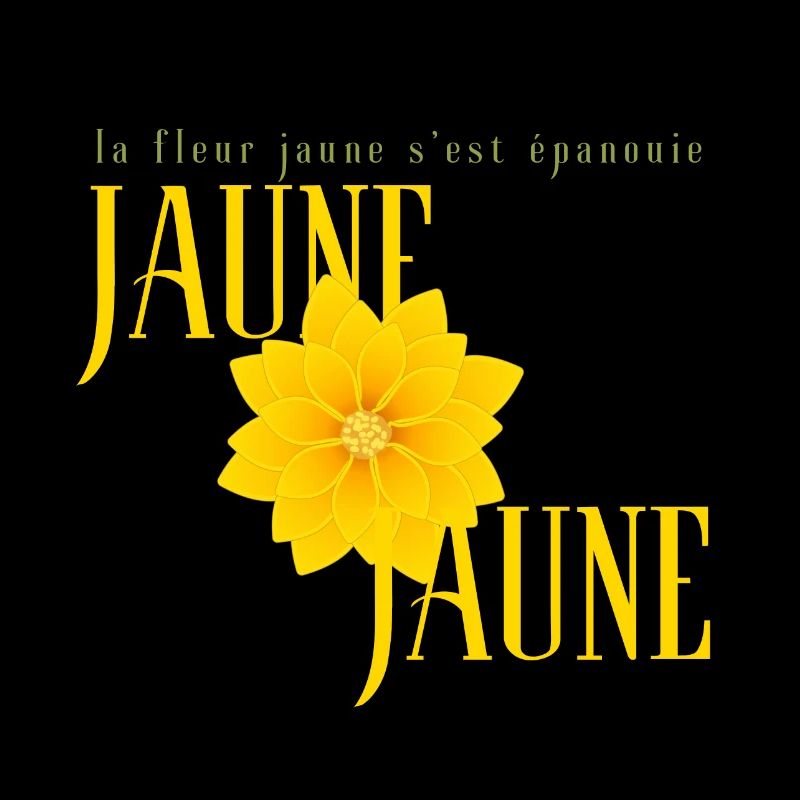 La fleur jaune