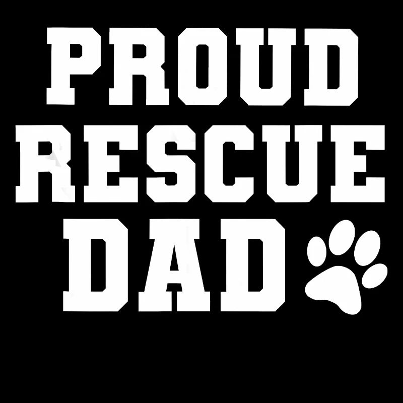 Stolze Rettung Hund Papa Vatertagsgeschenk