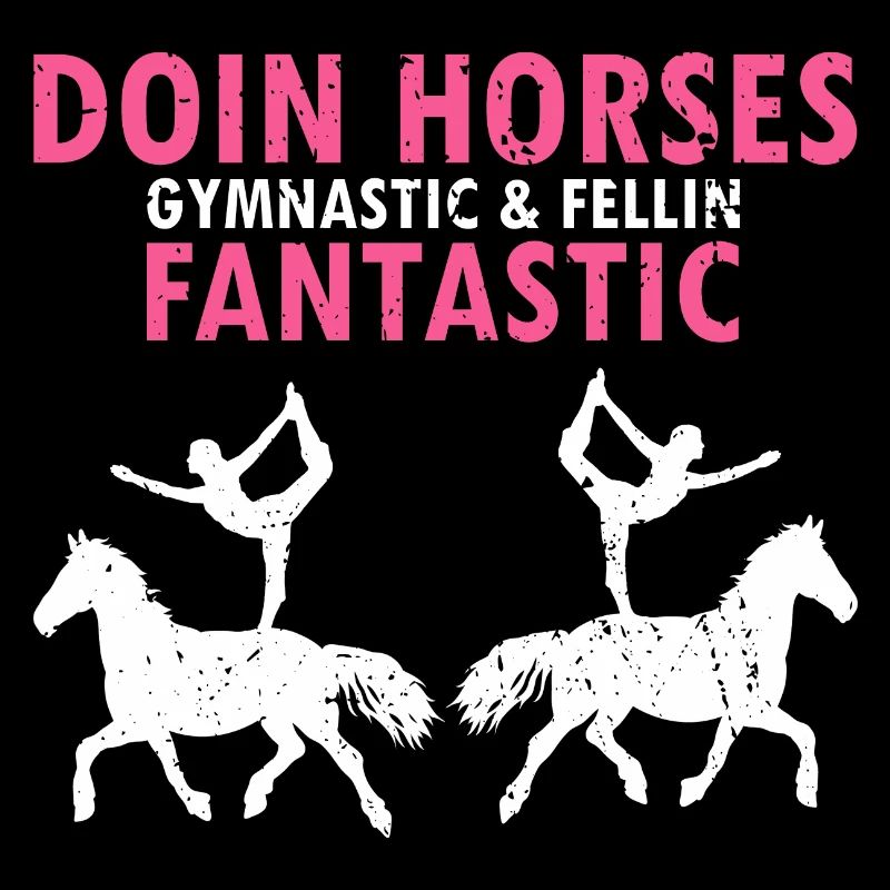 Conception acrobatique de voûte et cheval équestre