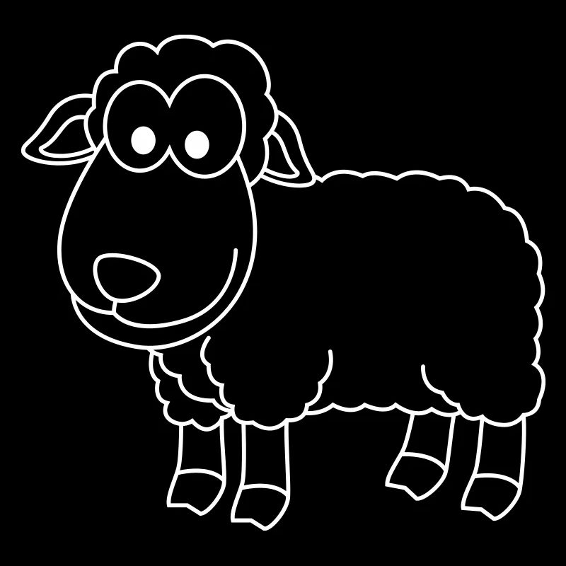 Sheep Comic Animal