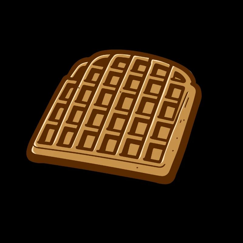 Distrait par Waffles Ironic Waffle Lover