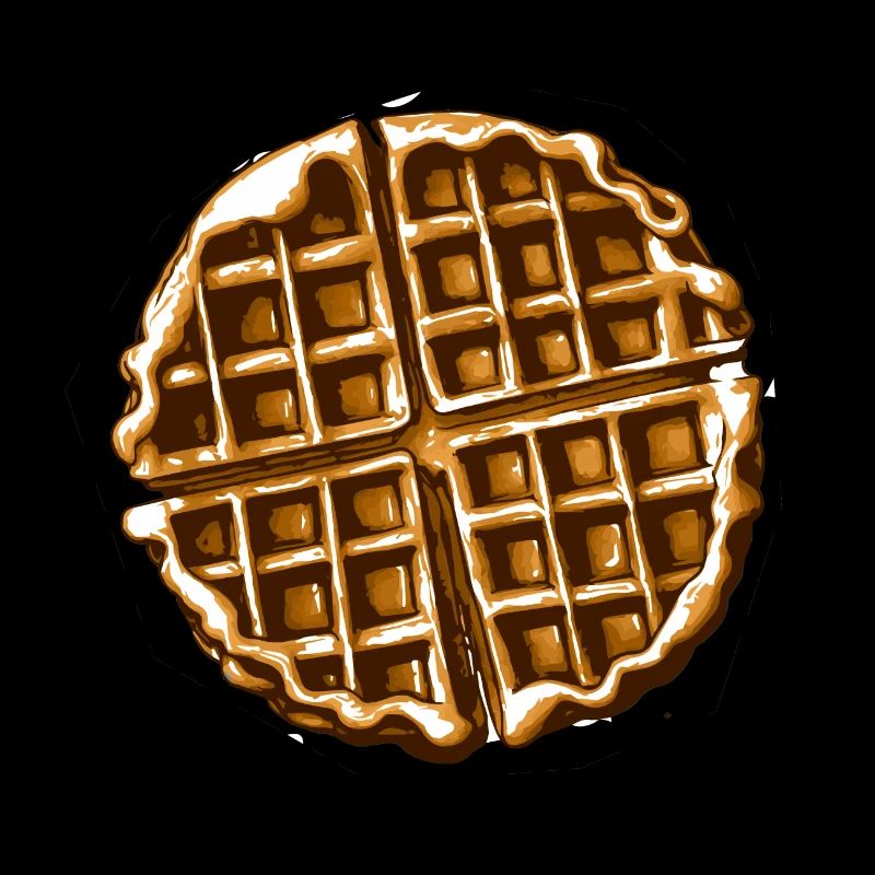 Waffle Gourmet Funny Quote Waffle Squad