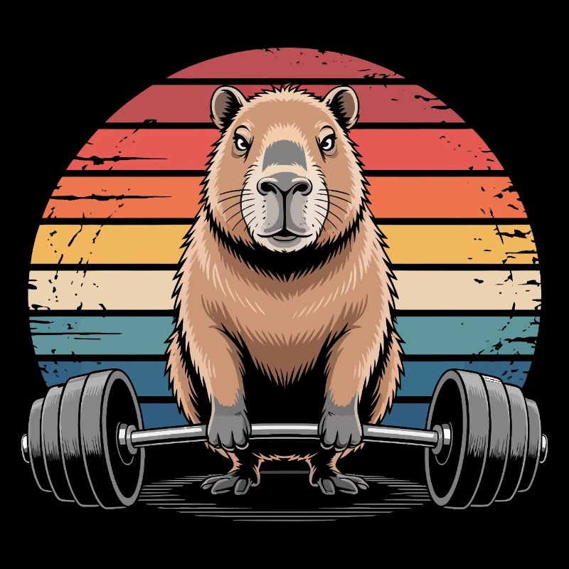 Haltérophilie Capybara