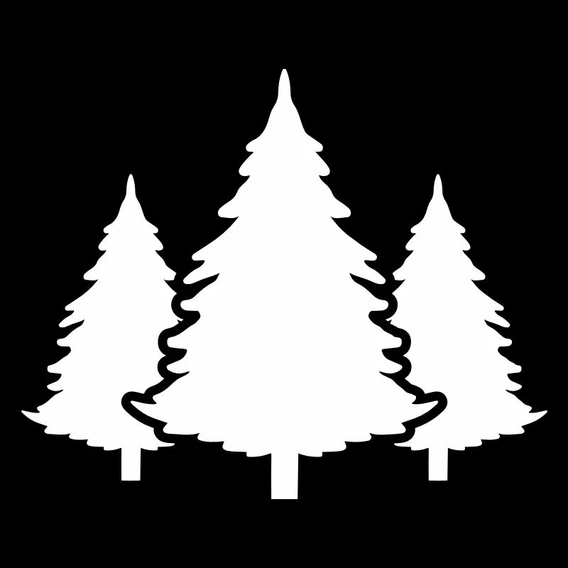 Sapin de forêt d’arbres