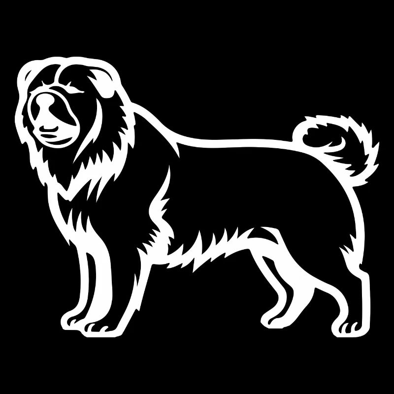 Chow Chow Silhouette de chien