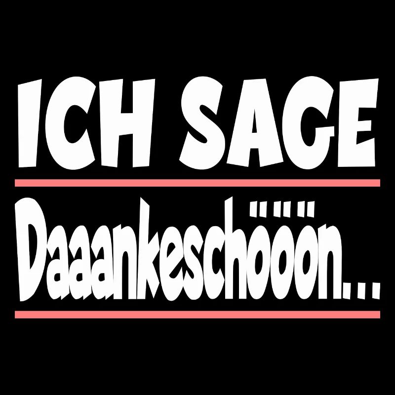 Ich sage Dankeschön für einen Kollege oder