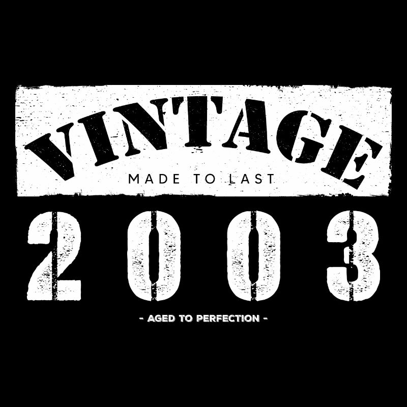 20 Year Old: Vintage Classic 2003 20th Birthday