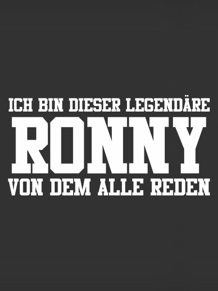 Ronny Name Design