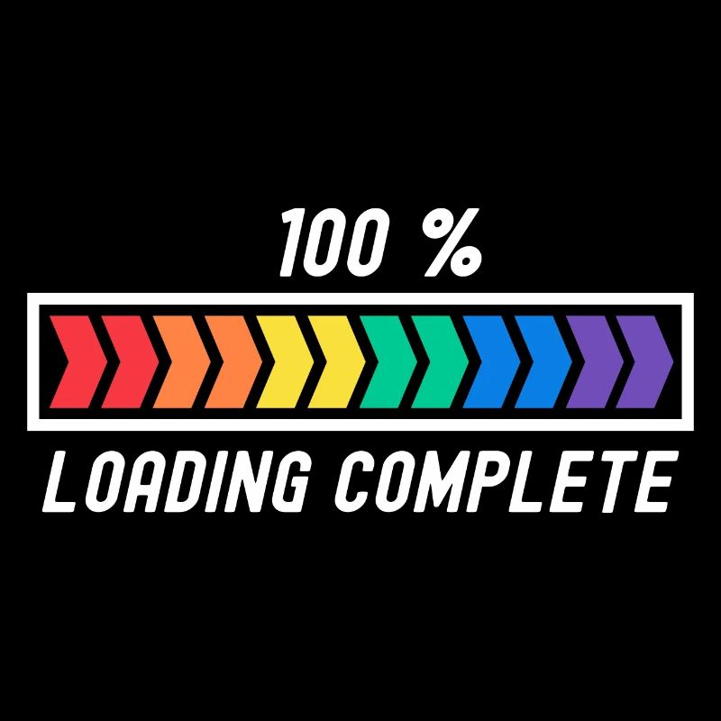 Gay Pride LGBTQ Loading Complete Design