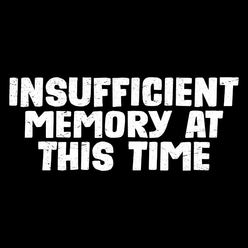 Insufficient Memory At This Time 10