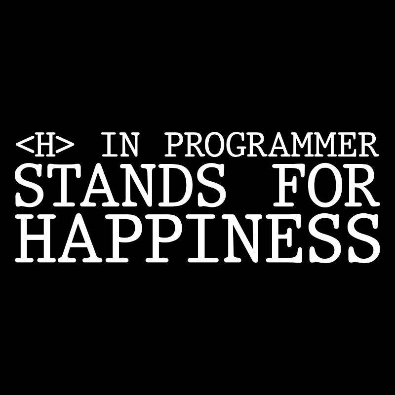 H In Programmer représente le bonheur