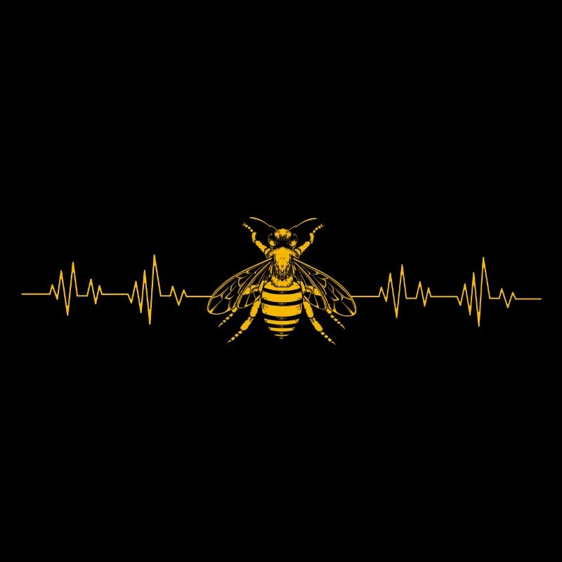 Herzschlag Biene Imker Honig Bienen Flüsterer Puls