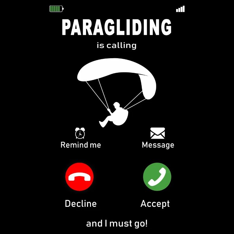 Paragliding is calling