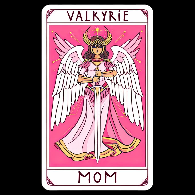 Valkyrie Mom Viking Card