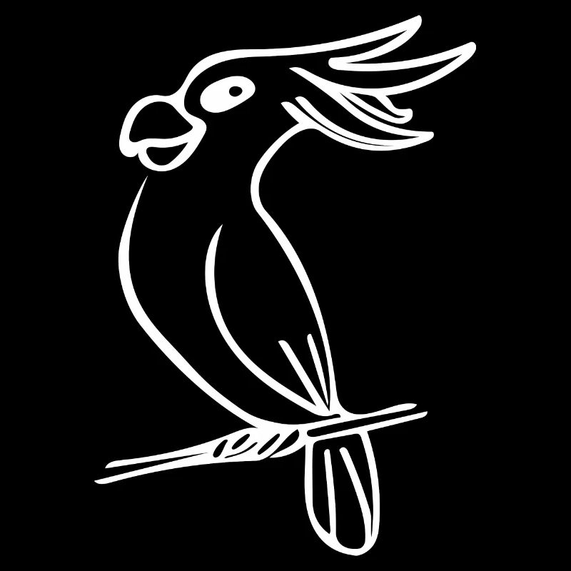 Kakadu Fun Portrait Oiseau Dessin