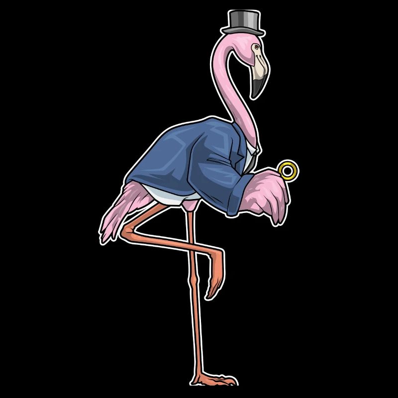 Flamingo Bräutigam Ehering Hochzeit