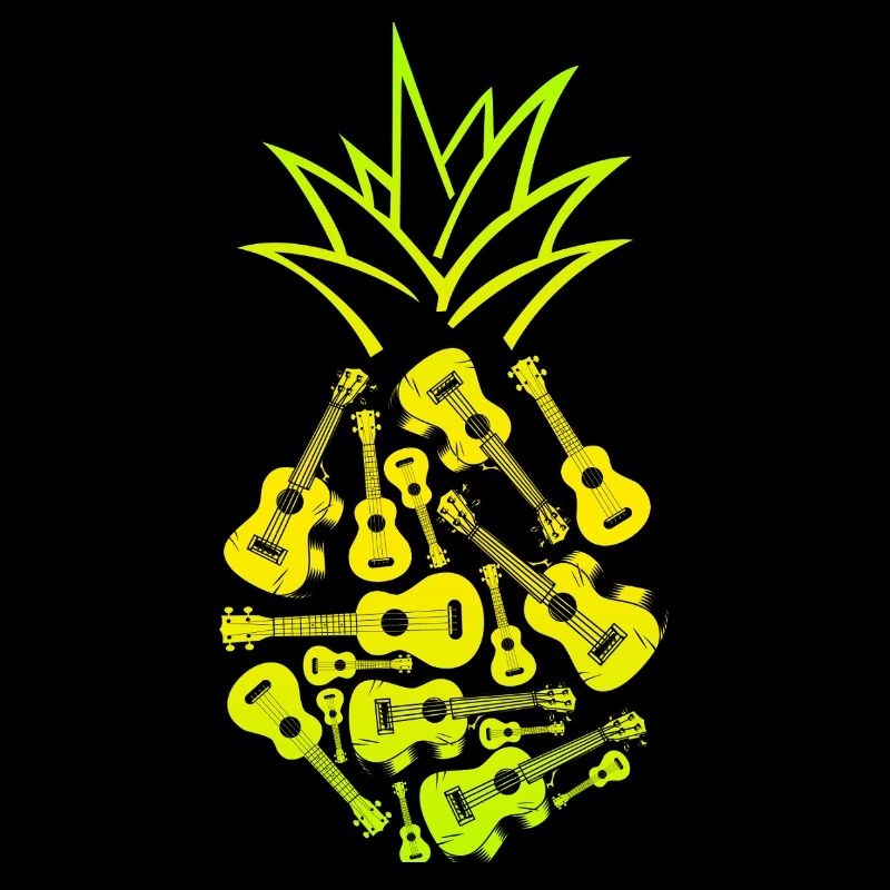 Hawaiian Ukulele Uke Pineapple