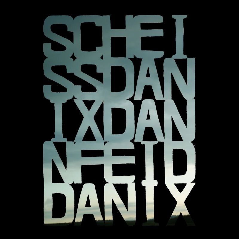 scheiss da nix - blue