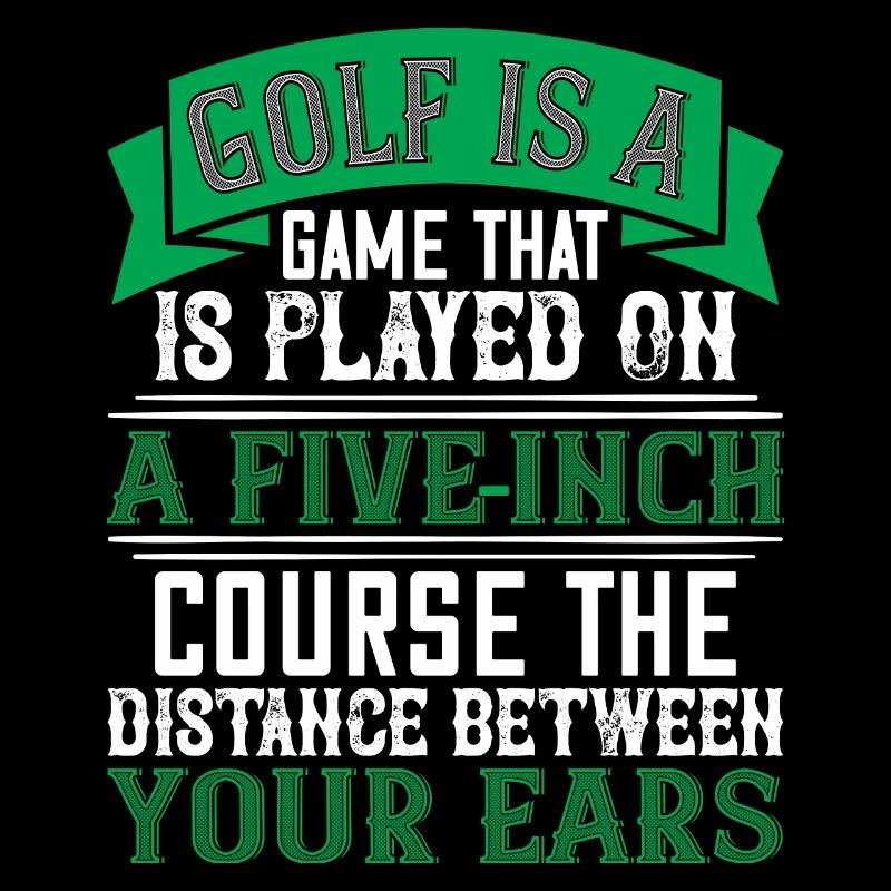 Golfer Golf Golfschläger Putter Handicap Geschenk