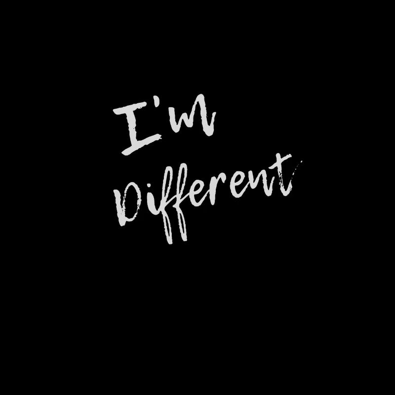 je suis différent